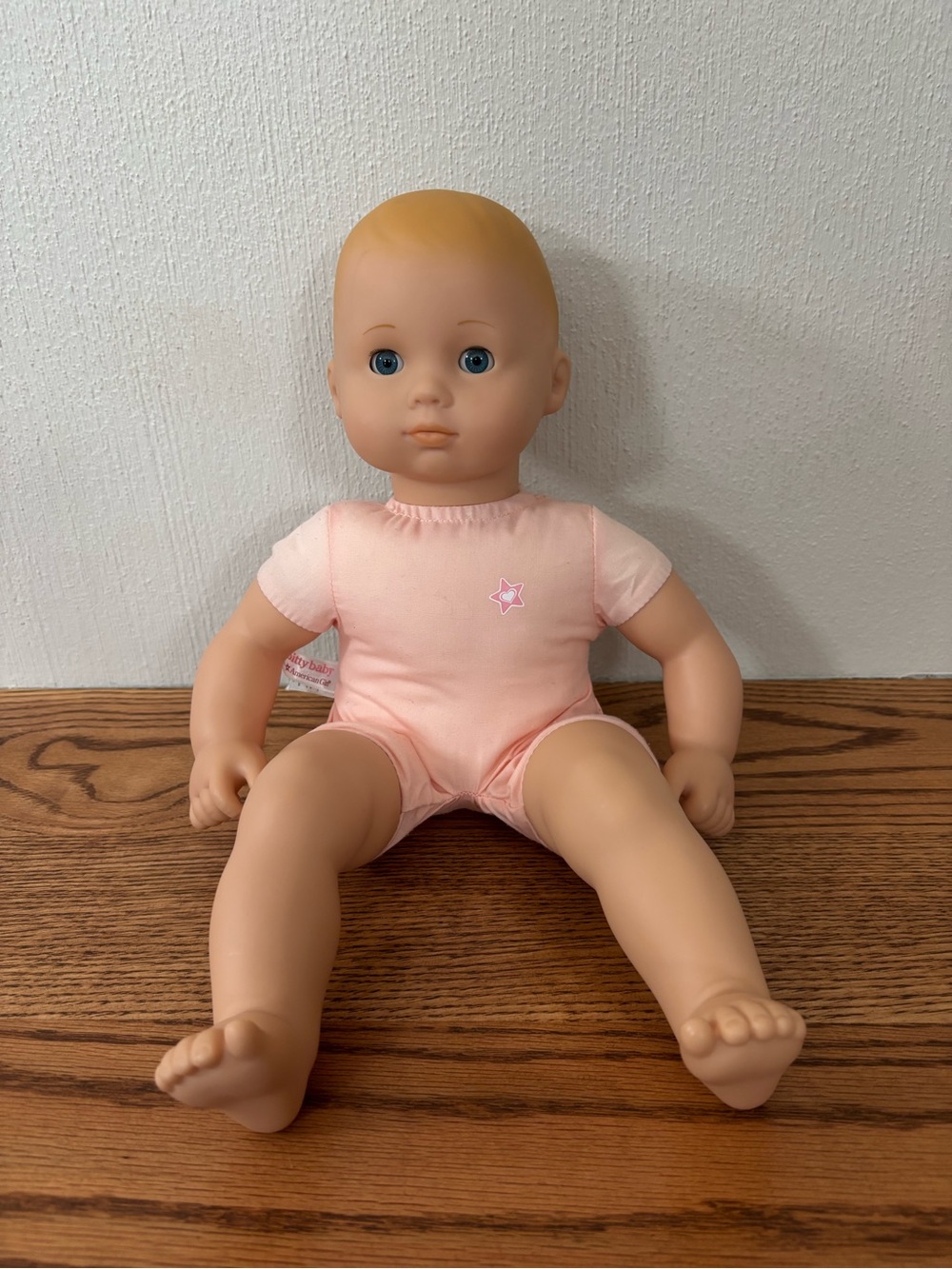 American Girl Bitty Baby Doll Light Skin Blue Eyes Blonde Hair 2018